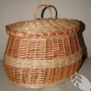 Шкатулка с крышкой овальная